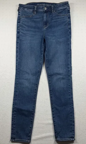 American Eagle Outfitters Jegging Skinny Jeans Women’s Size 10 Medium Wash thumbnail 1