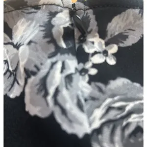 Altar’d State Fit & Flare Black Gray Short Dress Racer Back Romantic Chic Sz L thumbnail 7