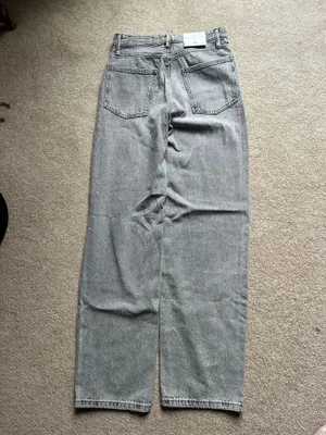 Zara NWT Grey Jeans thumbnail 6