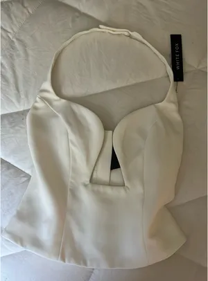 Heart on the Line Bustier White Fox thumbnail 2