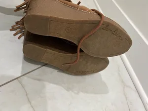 Sam Edelman Mocha Kemper Fringe Wedge Lace Up Booties Size 8 US $150 thumbnail 7