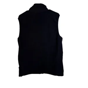 White Sierra Unisex Medium Black Full Zip Fleece Vest Outdoor Layering Casual thumbnail 2