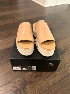 New In Box Sorel Dayspring Slide Sandals Sz 8 thumbnail 7