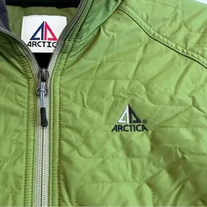 ARCTICA Down Puffer‎ winter Ski Jacket Light Fill Green Waterproof Medium thumbnail 4