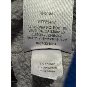 Patagonia Synchilla Snap T Fleece Womens S Gray Blue Polartec Pullover thumbnail 9