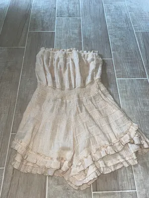 Urban Outfitters Strapless Romper thumbnail 1