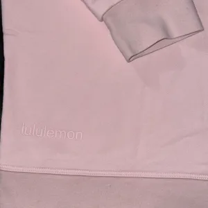 Lululemon Perfectly Oversized Cropped Crew Softstreme Pink Peony‎ Size 14 thumbnail 3