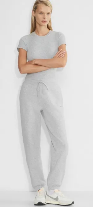 Aritzia TNA Cozy Fleece Perfect Joggers Grey thumbnail 1