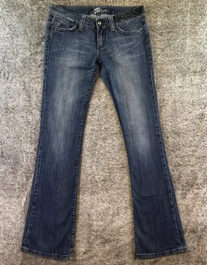MissMe Embellished Boot Cut Jeans Sz 30 thumbnail 1