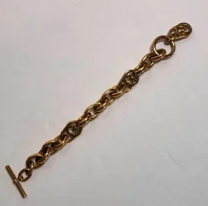 Michael Kors gold link chain bracelet thumbnail 6