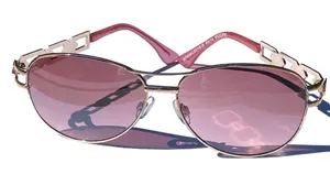 💖 Vintage Y2K 2000s RocaWear Rose Gold Pink Aviator Pilot DTRWL0319-R R414 RSGDPK Sunglasses 💖 thumbnail 1