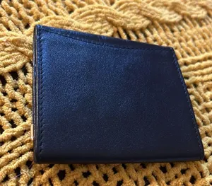 Dunhill Vintage Black Oxford Leather Coin Purse thumbnail 5