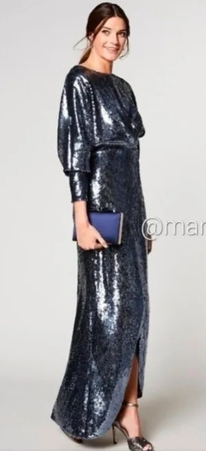 Aidan Mattox Sequin Blouson Formal Dress thumbnail 1
