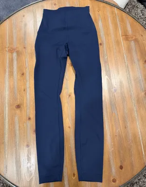 Lululemon Instill High-Rise Tight 25" Womens Size 2 Navy Blue Leggings W5DJTS thumbnail 6