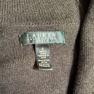 Lauren Ralph Lauren Buckle Wrap Sweater Dress Sz S Elegant Knit Workwear thumbnail 6