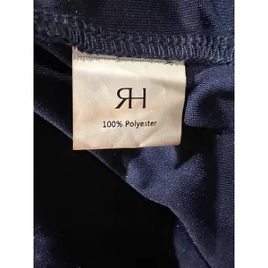 Rihoas Blue Velour Velvet Long Sleeve Wrap V-Neck dress Medium thumbnail 7