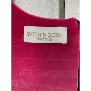 Smith&Quinn Pink Raspberry Velvet Felicity Midi Dress Sz.M thumbnail 8