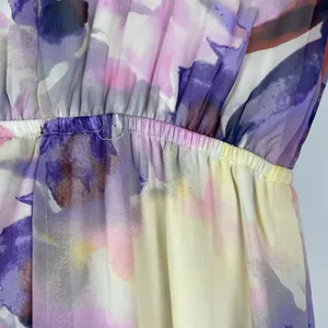 Show Me Your Mumu Watercolor Artsy Faux Wrap Sleeveless Kendall Maxi Dress‎ thumbnail 13