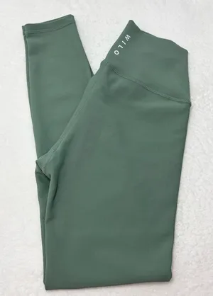 Willow Women's Athletic Olive-‎ Green Leggings size S thumbnail 1