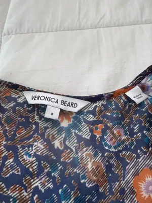 Veronica Beard silk boho dress size 8 thumbnail 4