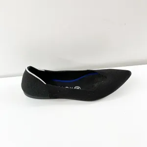 Rothy's The Point Knit Slip On Pointed Toe Ballet Flats Shoes Black 7.5 thumbnail 7