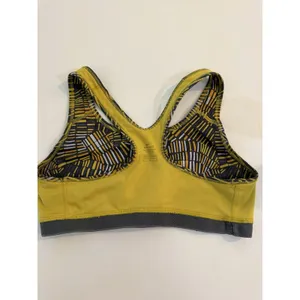 Nike Pro Dri-FIT Sports Bra Womens Yellow Racerback Medium Support Workout M D77 thumbnail 9