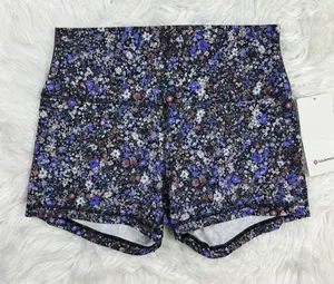 Lululemon Align High Rise Shorts 4" Flower Burst Multi Size 12 thumbnail 1