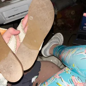 Jack Rogers Alana Sandal in Bone and Gold 9 thumbnail 5