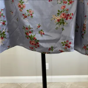 Reformation Veranda Silk Melba Purple Floral MIni Skirt Size 0 thumbnail 6