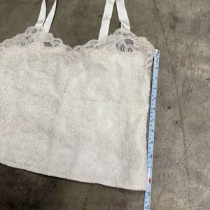 Vintage y2k coquette floral lace top thumbnail 3