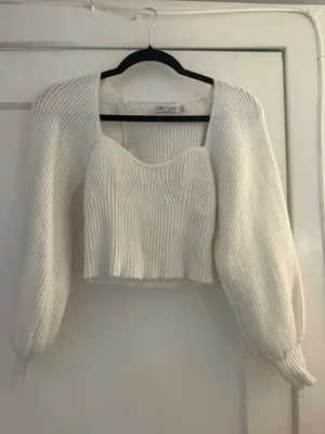 White Petal & Pup Sweater thumbnail 2