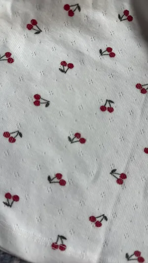 Brandy Melville Cherry Cropped Tank Top thumbnail 2