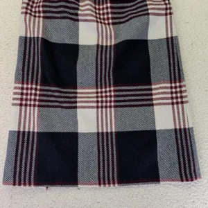 Vintage Plaid Wool Skirt Faux‎ Wrap Midi Long Maxi Skirt Women Size 12 A Line thumbnail 6