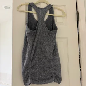 Athleta Track Tank Top Racerback Gray Women Small thumbnail 5