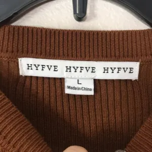Hyfve brown puffer sleeves sweater dress size large ladies cute‎ modest thumbnail 10