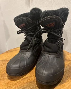 Sorel Women's Kaufman Canada Rubber Nylon Winter Felt Lined Snow Boots‎ Size 10 thumbnail 1