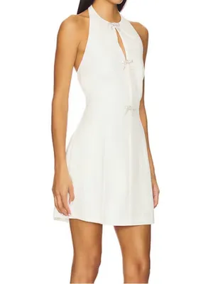 Steve Madden Juvia Dress in Antique White thumbnail 2