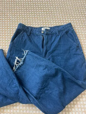 Abercrombie & fitch mid rise ultra wide leg jeans size 26 thumbnail 3