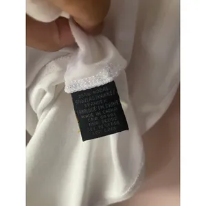 Classic White Round Neck Modal Blend T-Shirt Size S EUC thumbnail 5