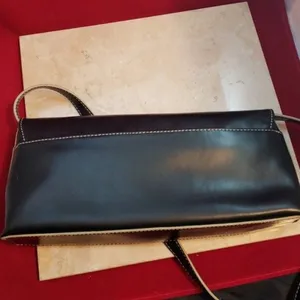 Nine West Black Shoulder Bag with Built In Cell Phone Holder thumbnail 2