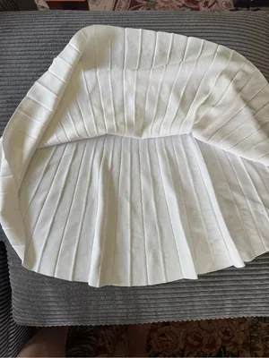 NWT Women’s XL White Pleated Skirt A New Day thumbnail 6