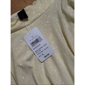 Windsor Shine All Night Glitter Knit A-Line Romper NWT thumbnail 6