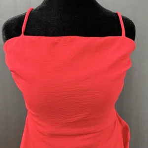 Lovely Day Ruffled Bodycon Sexy Red Mini Dress Spaghetti Strap Hoco Festival thumbnail 8