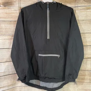 Lauren James hooded waterproof windbreaker drawstring jacket women Size Medium thumbnail 3
