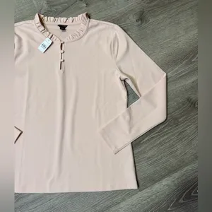 •ANN TAYLOR• ROSE PINK BLOUSE thumbnail 2
