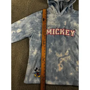 Disney Mickey Mouse Hoodie‎ Women Large Winter Snowflake Pullover thumbnail 4