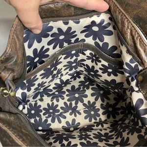 Noni Bossi brown leather hobo‎ bag thumbnail 9