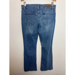Lee Bootcut Jeans Womens 10P Blue Excellent Mid Rise Regular Fit Stretch Denim thumbnail 4