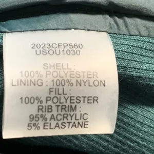 Universal‎ Standard Teal Hooded Puffer Jacket Quilted Medium NWT Comfort Panel thumbnail 10