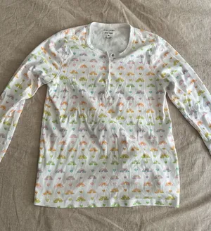 Stoney Clover X Roller Rabbit Pajamas M Cotton Candy Clouds Top thumbnail 1